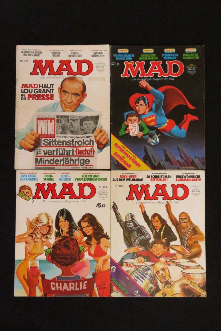 Riviste & Magazine: MAD MAGAZINE 122 123 124 126 – Usato da Rüti ZH venduto da cryptie66