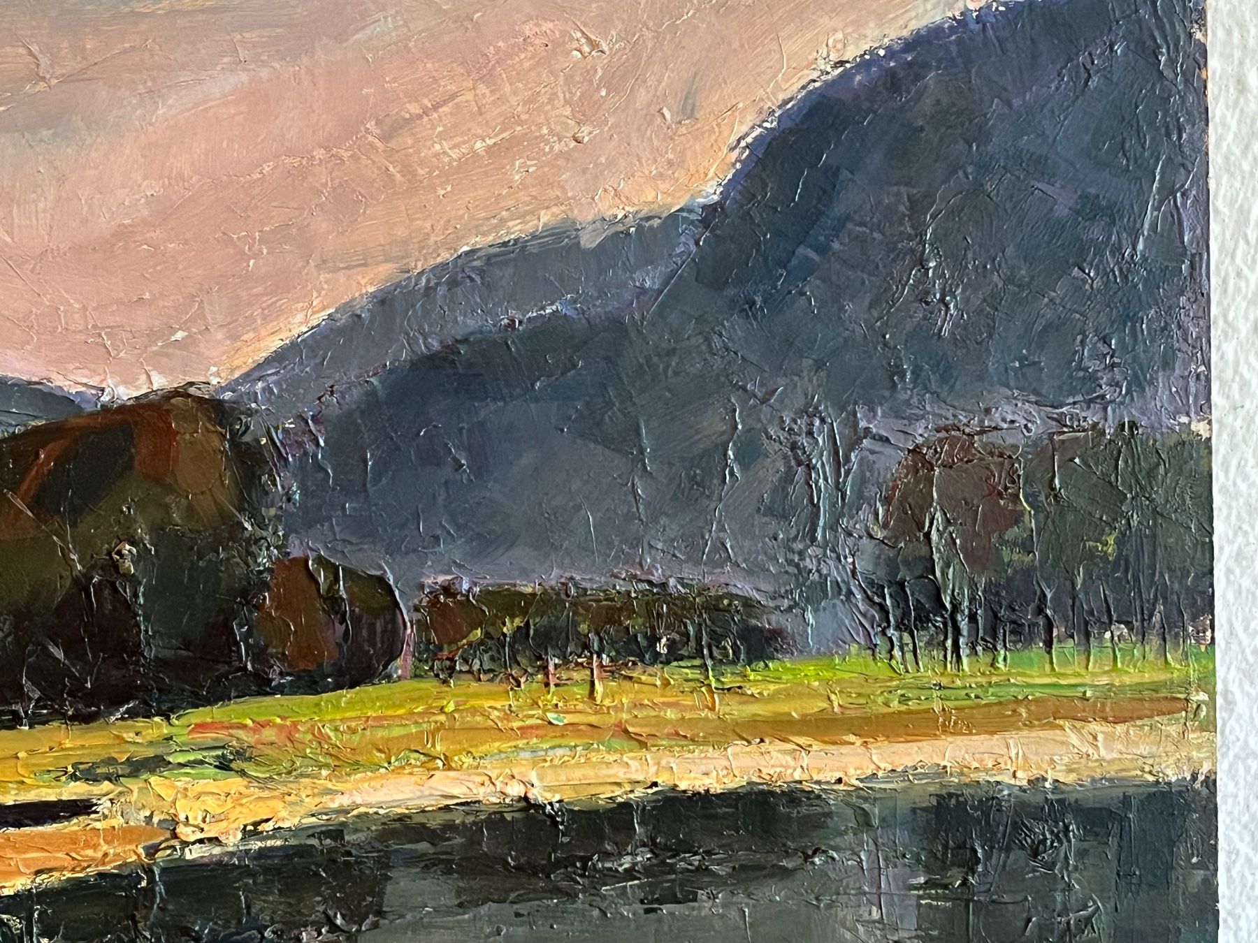 Dipinti: Hans Mäusli Landschaft Schweizer Kunst – Usato da Basel venduto da Kaffee_und_Kunst 4