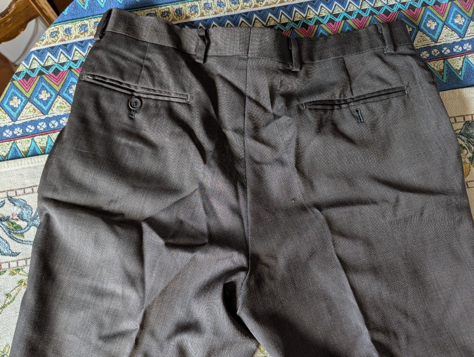 Hosen: Brown charcoal pants 48 - 100% wool - good condition – Gebraucht aus Zürich von jor_68rp 4