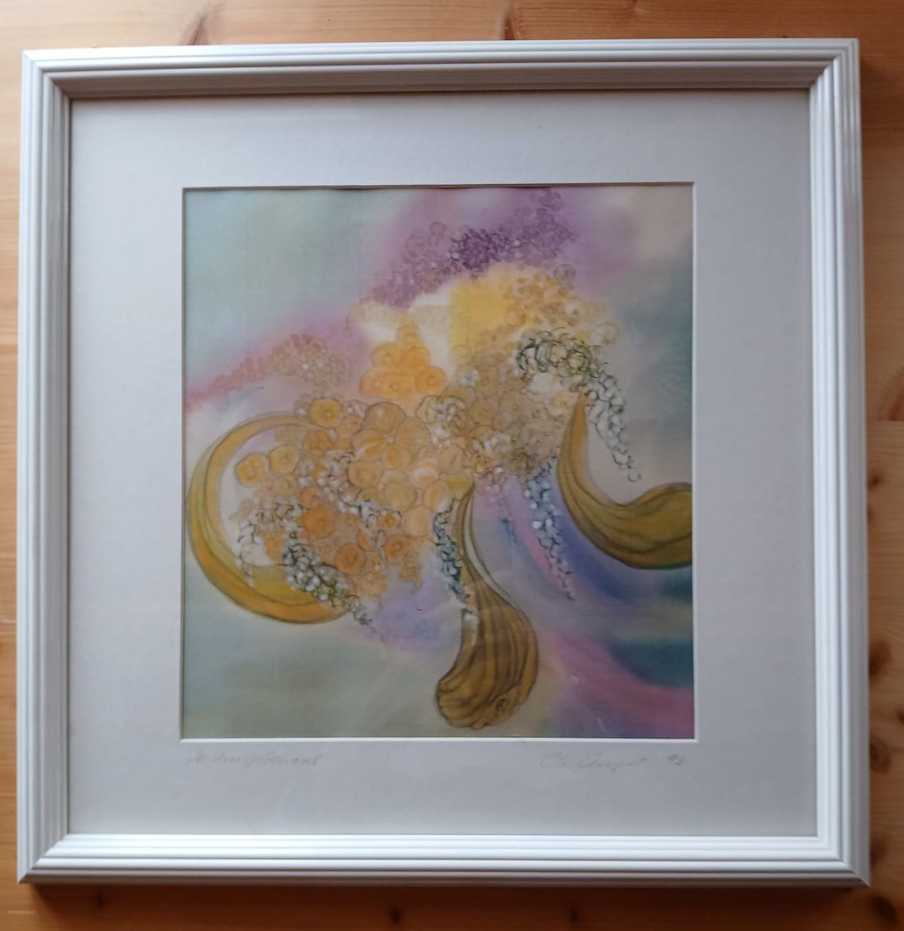 Dipinti: Aquarell-Seidenmalerei – Usato da Krauchthal venduto da mago371