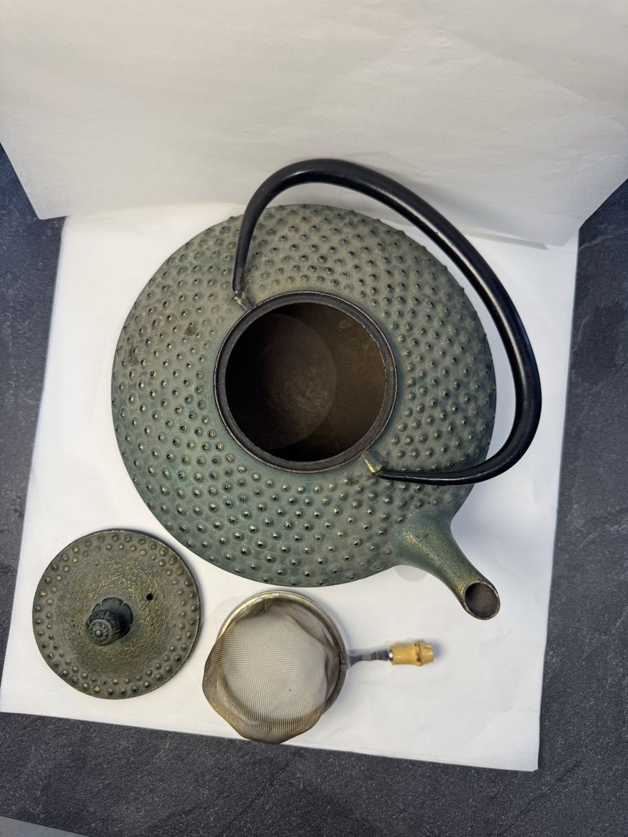 Teekannen: Théière japonaise ancienne en fonte Tetsubin vintage  – Gebraucht aus Vevey von Jeremycjm 4