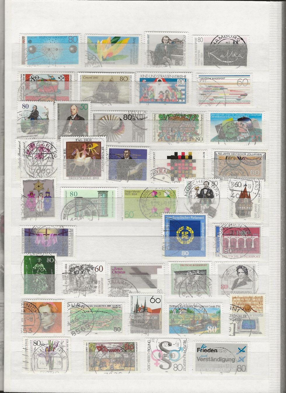 Alle Briefmarken: Marken Deutschland BRD gestempelt – Gebraucht aus Au ZH von xelagreb01 6