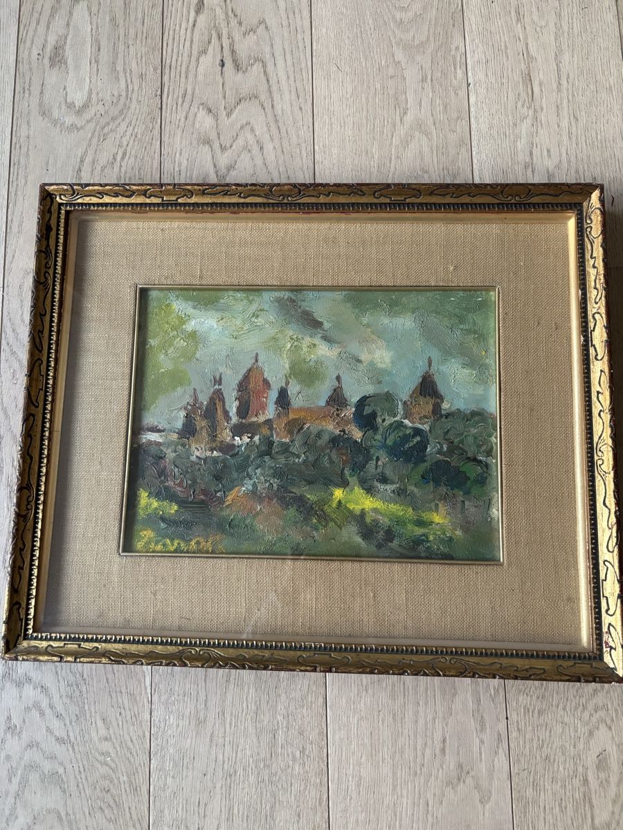 Tableaux: Tableau huile Estavayer – D'occasion à Estavayer-le-Lac par bde_mc5x