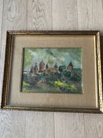 Tableau huile Estavayer