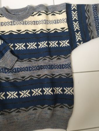 Norweger-Style Pullover Handarbeit