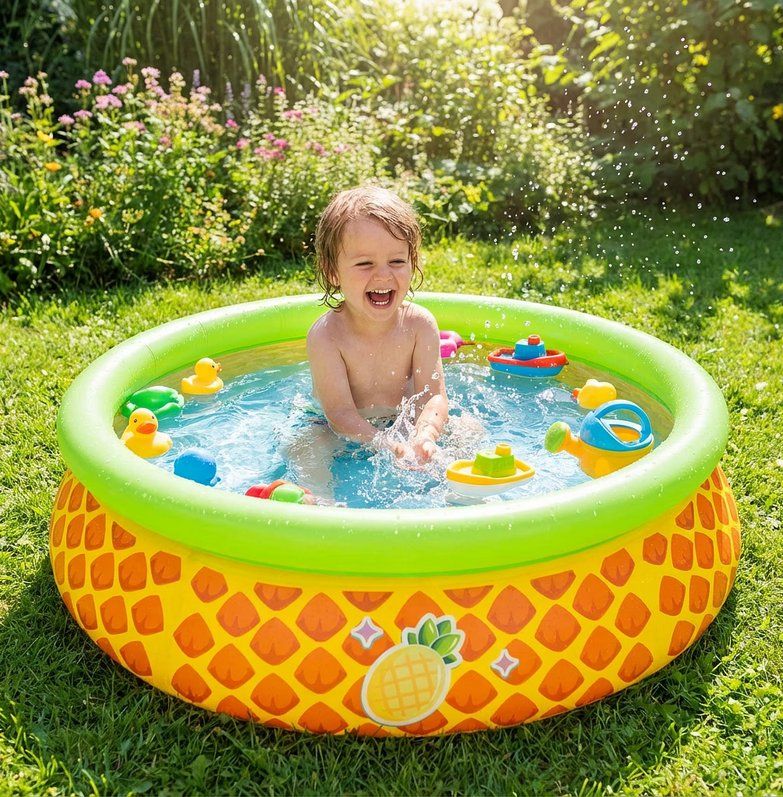 Piscine: Kinderpool Ananas / Planschbecken / 1.5m – Nuovo e nell'imballaggio originale da Oensingen venduto da Liquidations-Shop 6