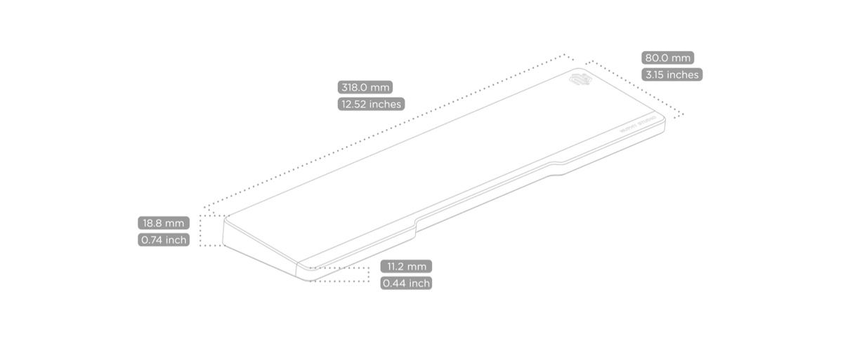 Claviers: NuPhy Wrist Rest (65/75%) – Neuf (Voir description) à Zürich par jankais3r 1