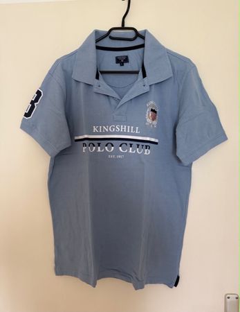 Polo shirt Kingshill Polo Club blau Grösse M guter Zustand