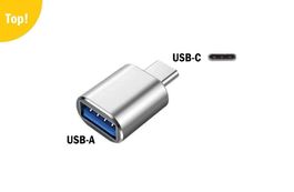 USB-A  >>  USB-C  -Adapter Übergangs-Stecker Converter