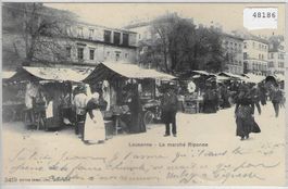 Lausanne - Le marche Riponne