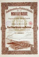 Exploitation Industrielle de la Houille Bleue, Paris - 1927