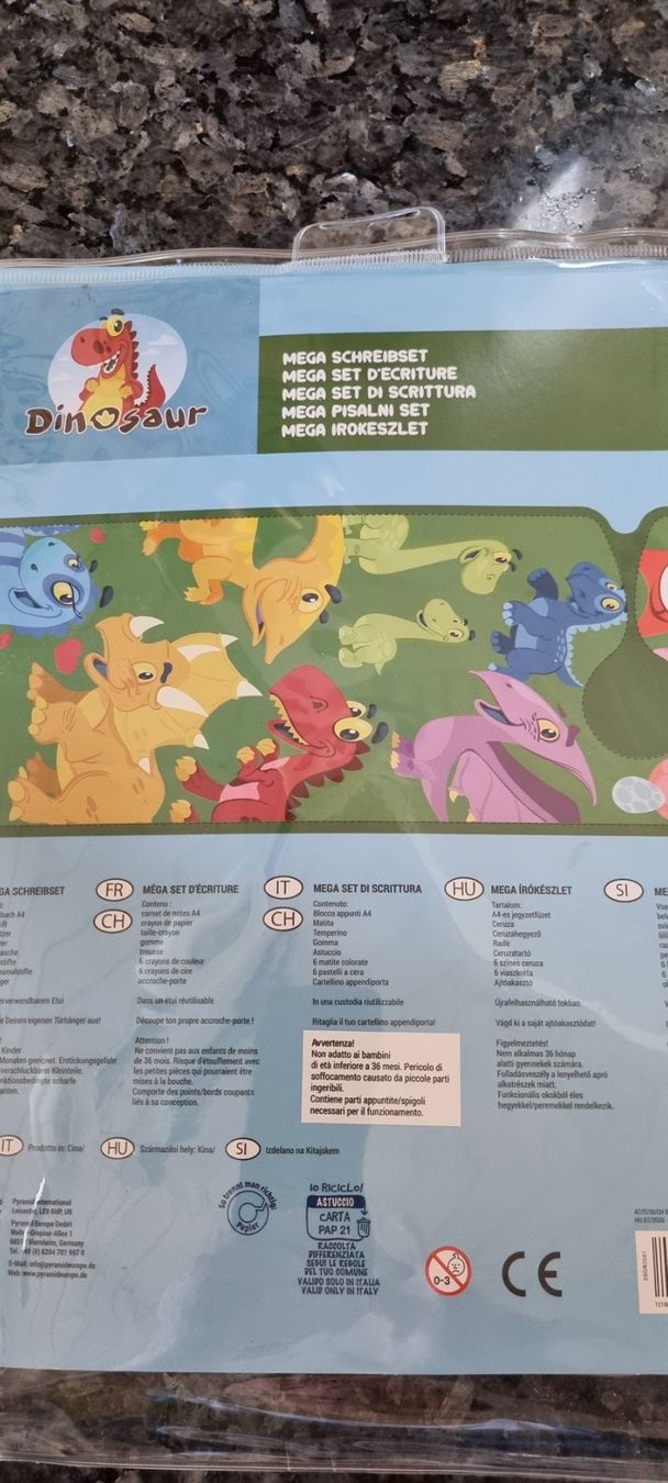 Blocchi: Wild Joy Dinosaur Mega Schreibset A4 neu – Nuovo (secondo la descrizione) da egliswil venduto da Maggy6 1