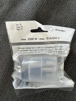Fixadapter Typ 12 auf Schuko CEE 7/7 neu in OVP
