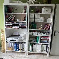 2 Hemnes Bücherregale weiss