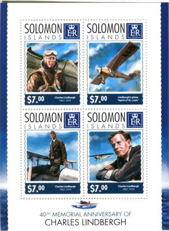 Alle Briefmarken: Block "Flugzeuge". Salomonen – Neu und originalverpackt aus Basel von Butsch5