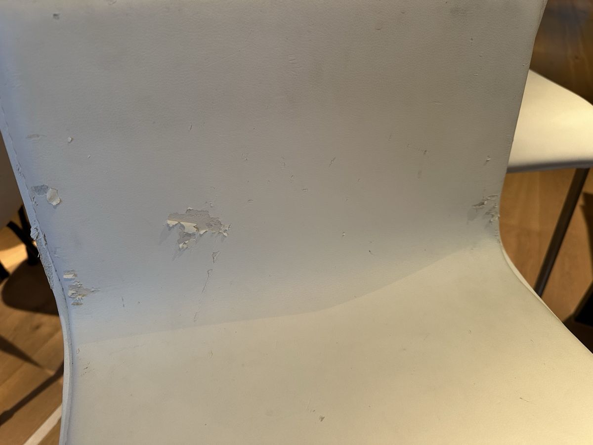 Hocker: 2 Barhocker weiss mit Metallfuss – Gebraucht aus Pfäffikon ZH von AnnSchi_1 4