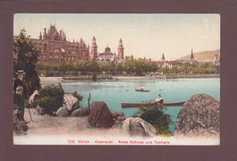 ZÜRICH - Alpenquai - Leute - 1908
