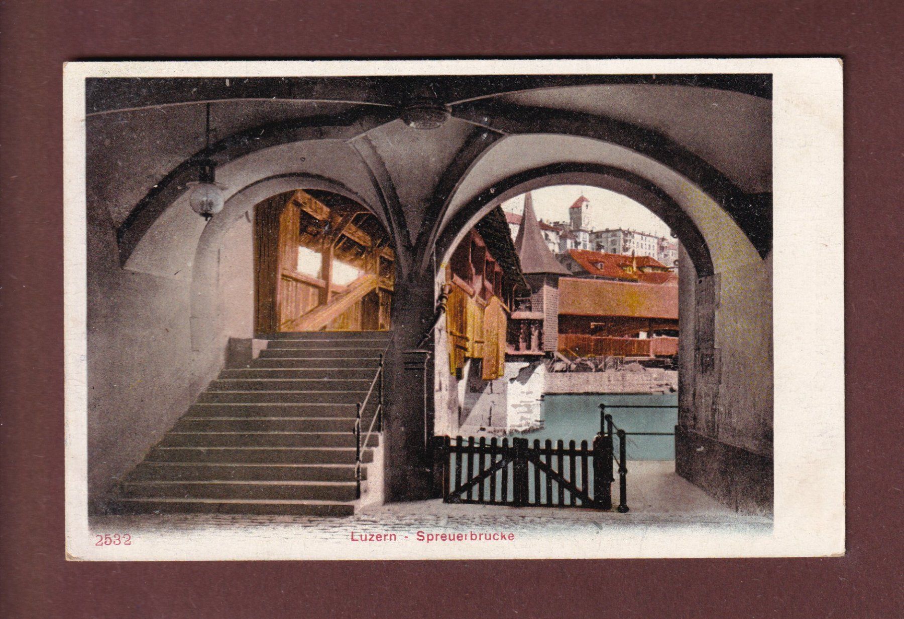 Cartoline postali: LUZERN - Spreuerbrücke – Usato da Pully venduto da nicecards-shop