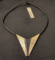 Elegante Halskette Elsener Lederband, Schmuck