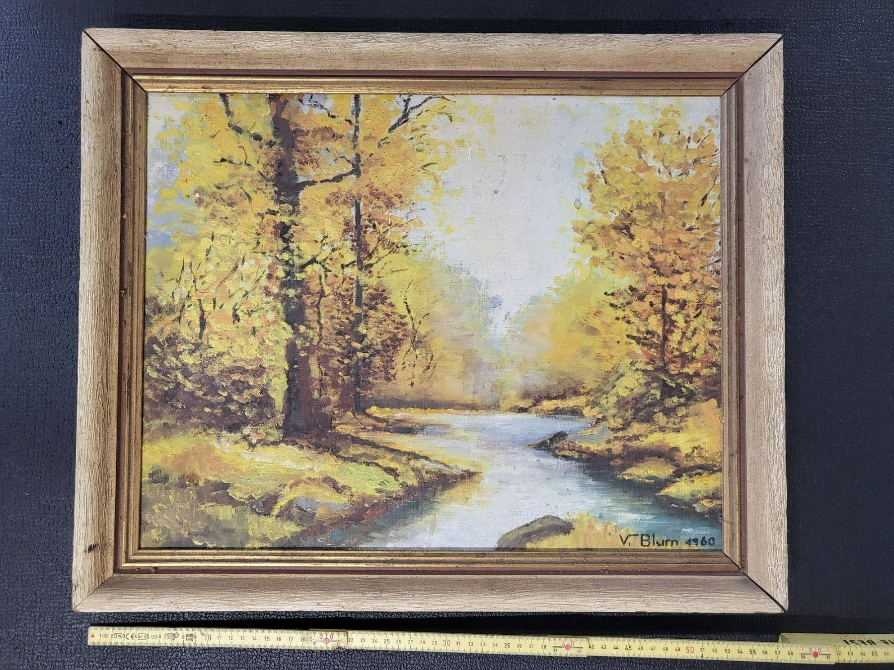 Dipinti: Herbstbild von V. Blum – Usato da Giswil venduto da Guardia75