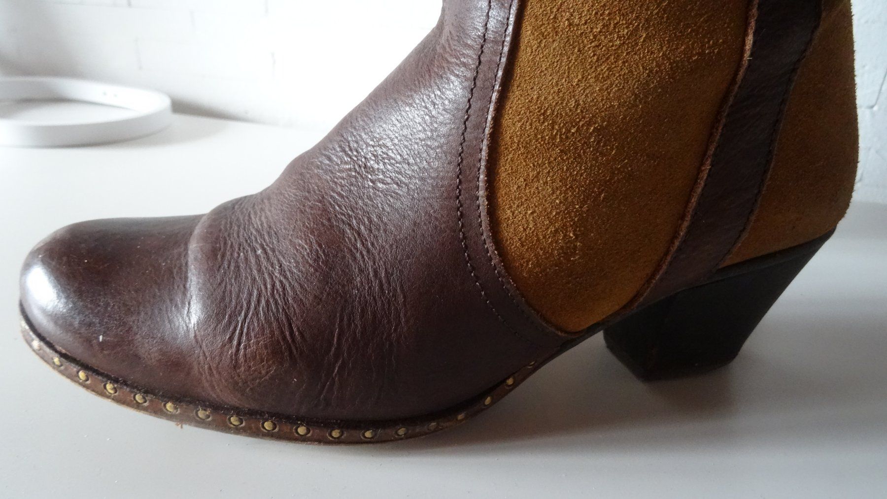 Damenschuhe: Lässiger Leder-Damenstiefel Gr. 38 – Gebraucht aus Siebnen von Gimmisun 5
