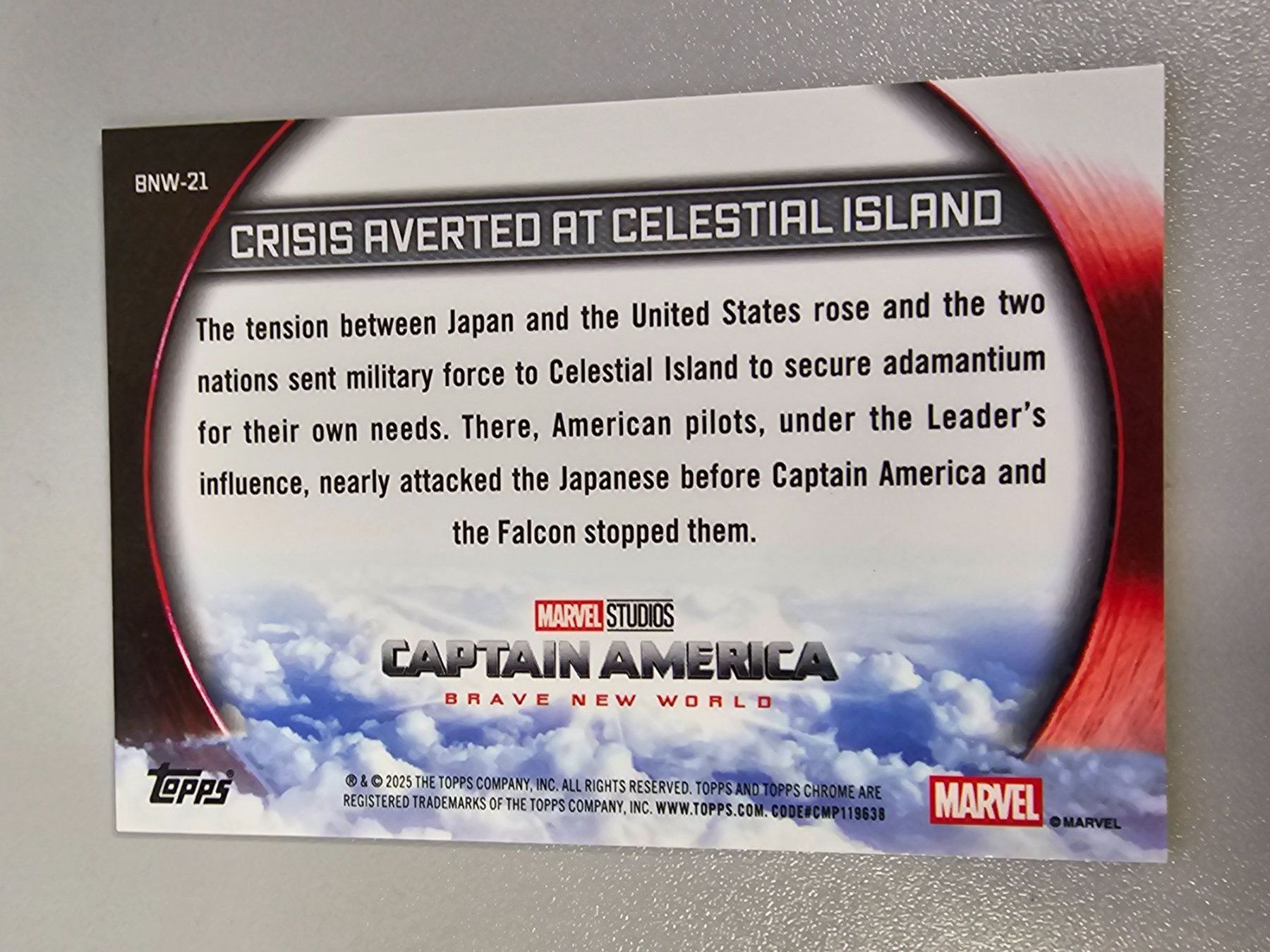 Topps Carte collezionabili: CAPTAIN AMERICA 2025 Topps Chrome Marvel – Usato da Arth venduto da BricksCardsCollects 1