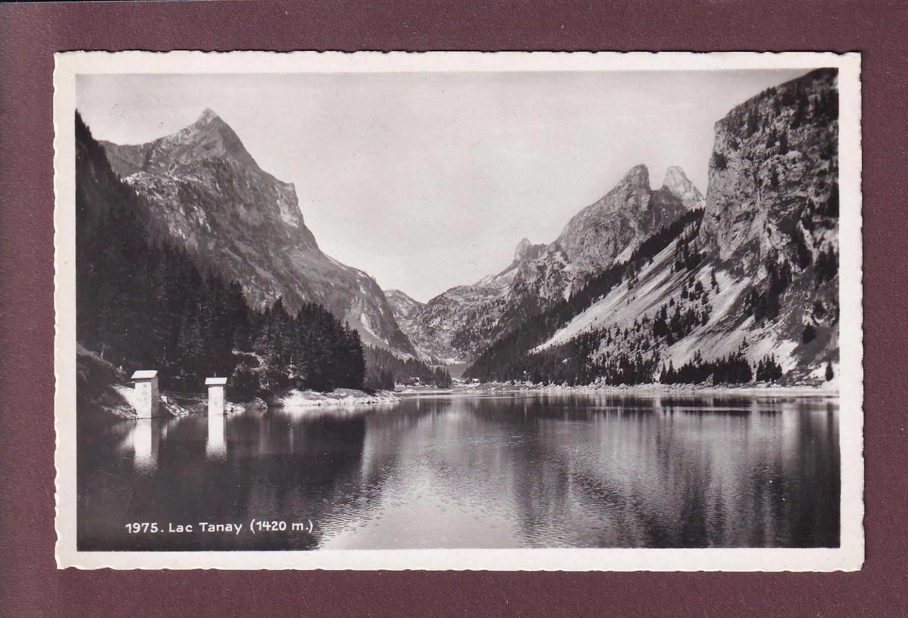 Cartoline postali: LAC TANAY – Usato da Pully venduto da nicecards