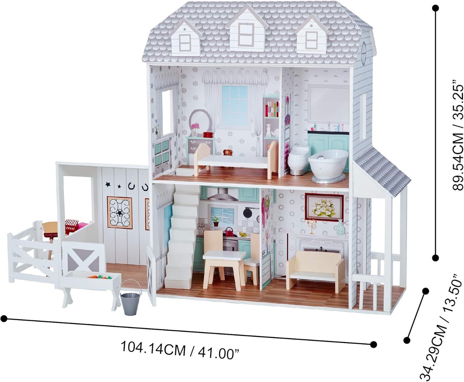 Case e mobili per bambole: Puppenhaus mit Zubehör – Usato da Baden venduto da and_t8bc 6