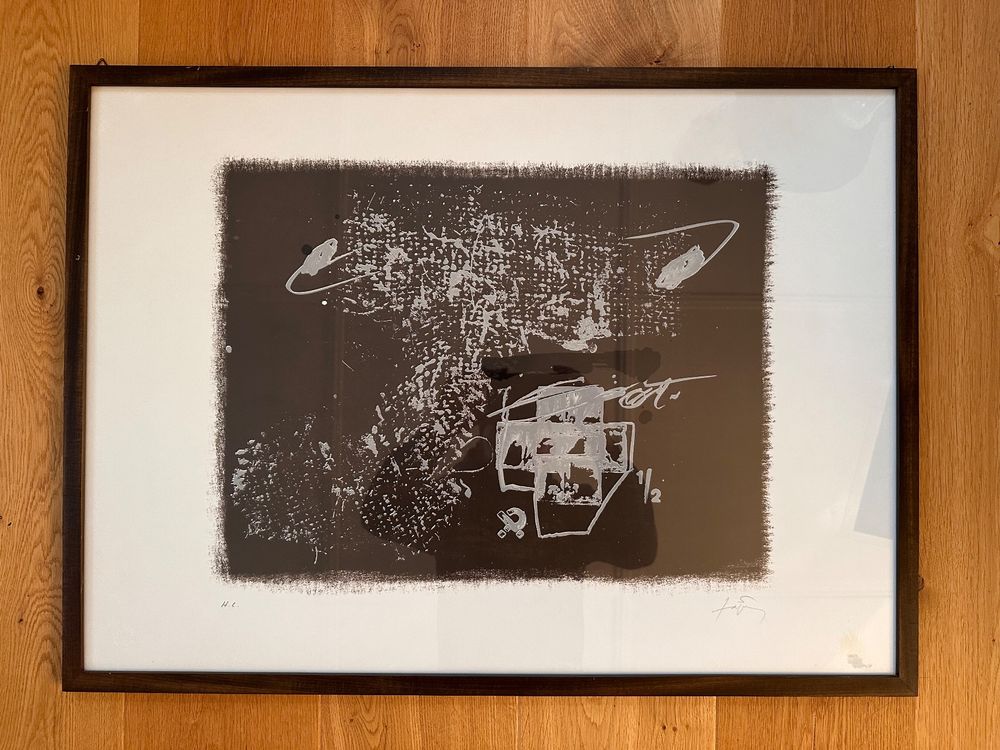 Lithografie ANTONI TAPIES "Gris Argentin" 1