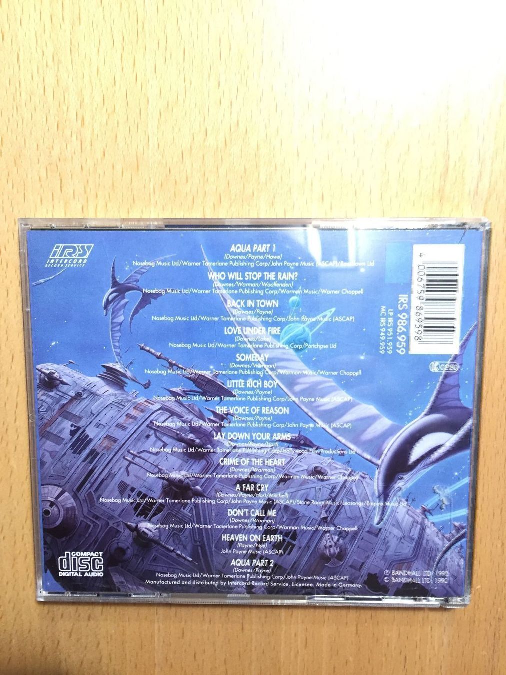 CD: Asia - Aqua – Usato da Rüti ZH venduto da alumedien 1