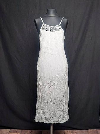 Weisses Sommerkleid Gr. M/L, leicht & bequem