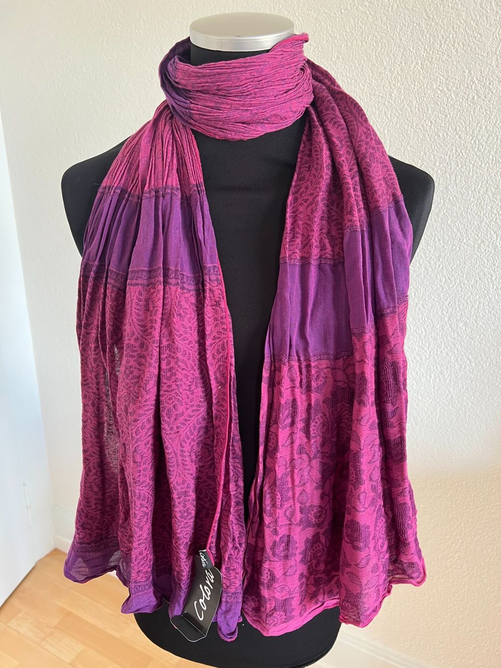 Colora Foulards, Tücher & Schals: Colora Schal, 30% Leinen, NEU – Neu und originalverpackt aus Worb von farben20zauber