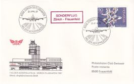 Tag d. Aerophilatelie 1987 (ZRH-Flughafen) Zürich-Frauenfeld