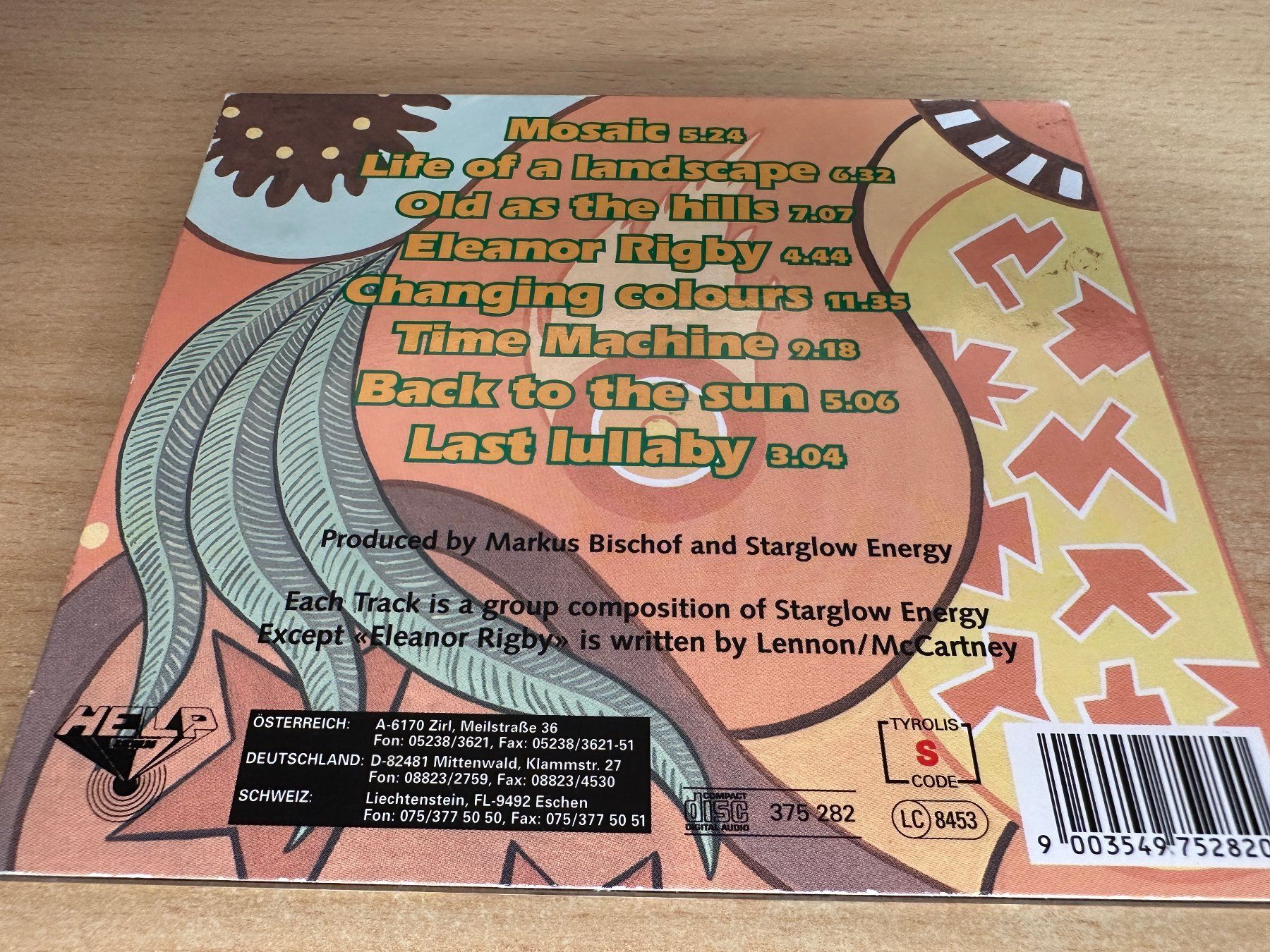 CD: Starglow Energy – Time Machine – Usato da Rikon im Tösstal venduto da Alpenmutz 1