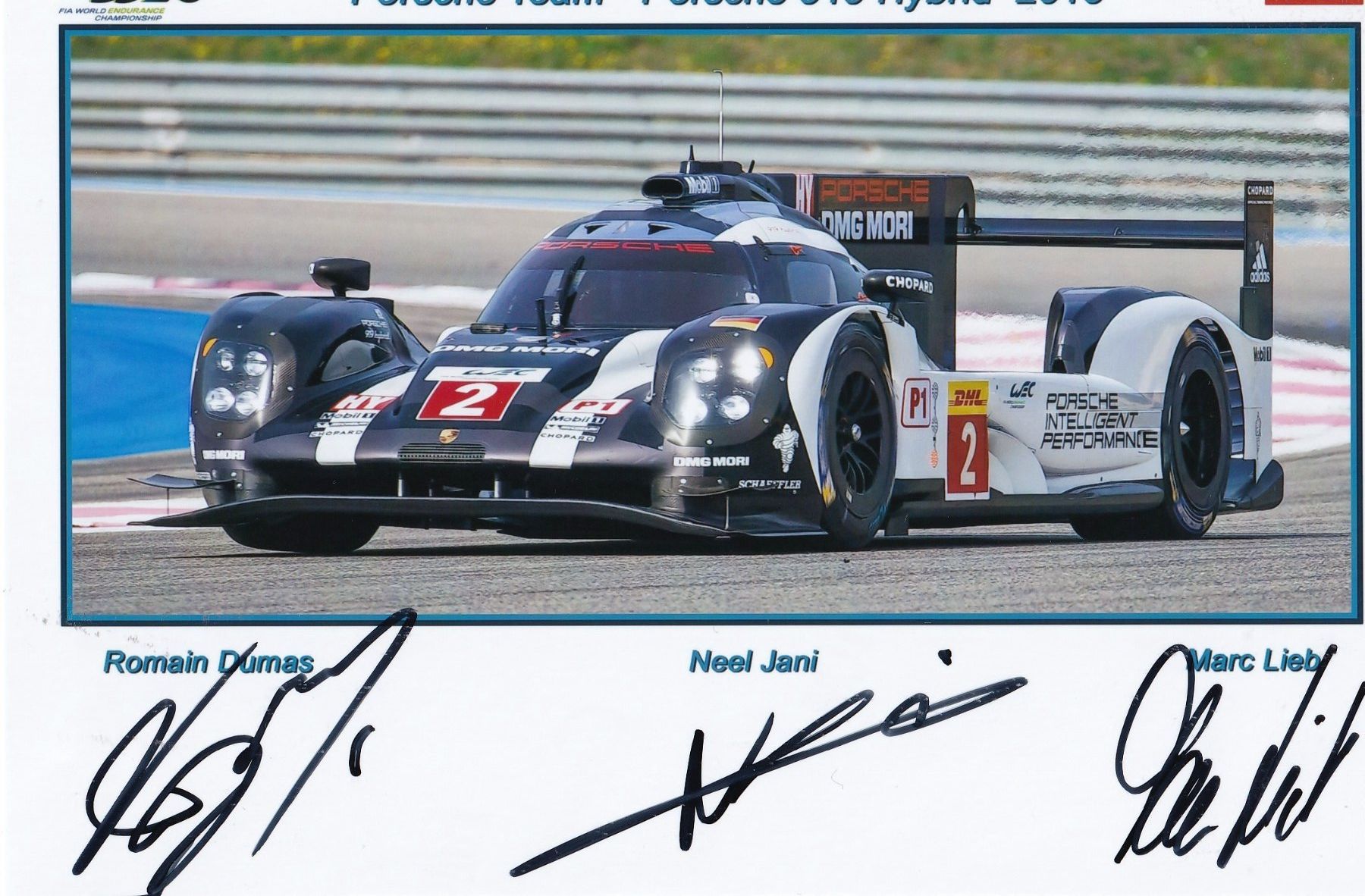 Autografi: Porsche 919 Hybrid 2016 – Usato da Grabs venduto da Sauber60