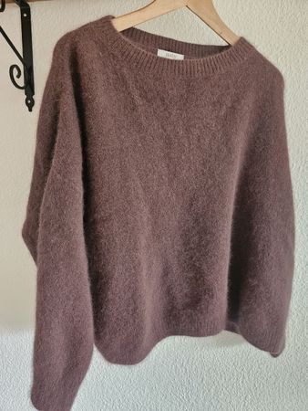 Wunderschöner oversized Wollpulli in hellbraun