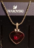 Swarovski Kette mit rotem Herz Anhänger