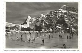 Mürren (BE) Palace Eisbahn - Curling - Eiger - Mönch - 1959