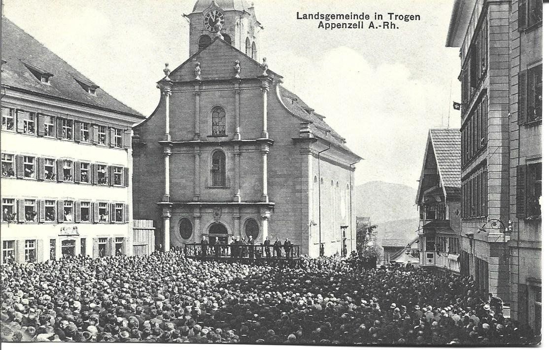 Cartoline postali: AK Landsgemeinde Trogen – Usato da Appenzell venduto da mai25