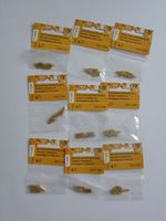 Schraubenschliesse gold - Schmuckbasteln