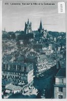 Lausanne - Vue sur la Ville et la Cathedrale