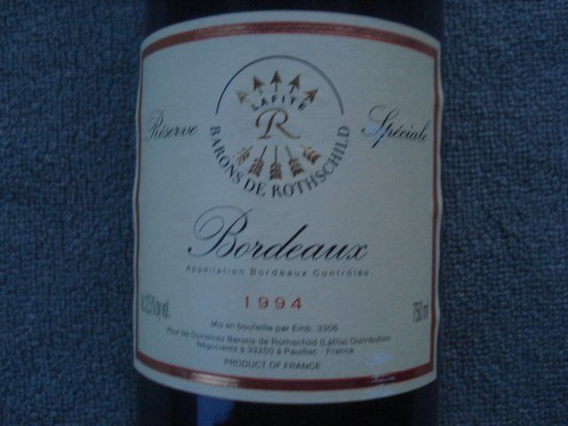 Légende R Bordeaux Rouge AOC – Rothschild Lafite – Bottle of Italy