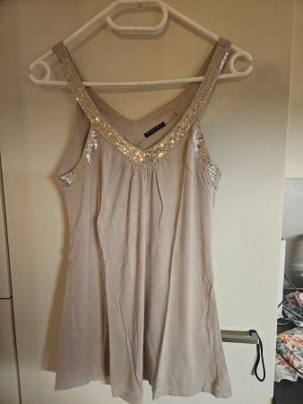 Benetton Sisley Oberteil mit Pailletten ohne Grösse (S?)