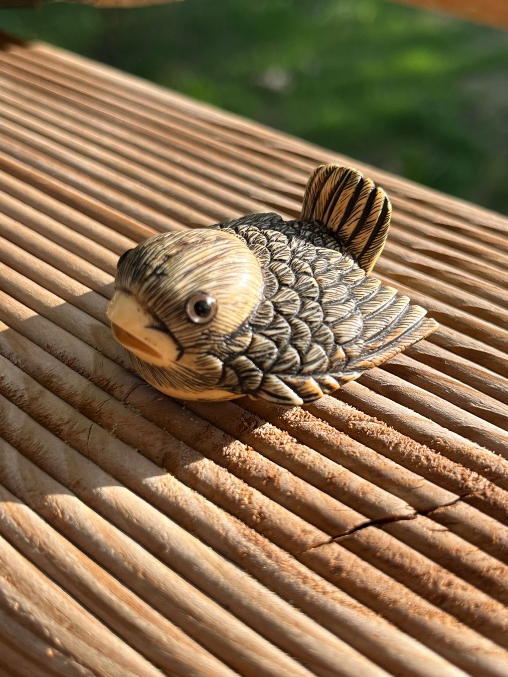 Statuette: originales netsuke, spatz. meiji periode. japan – Usato da Lengnau BE venduto da Meij 6