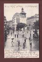 GENEVE - Une averse - Tour de l'Île - 1902
