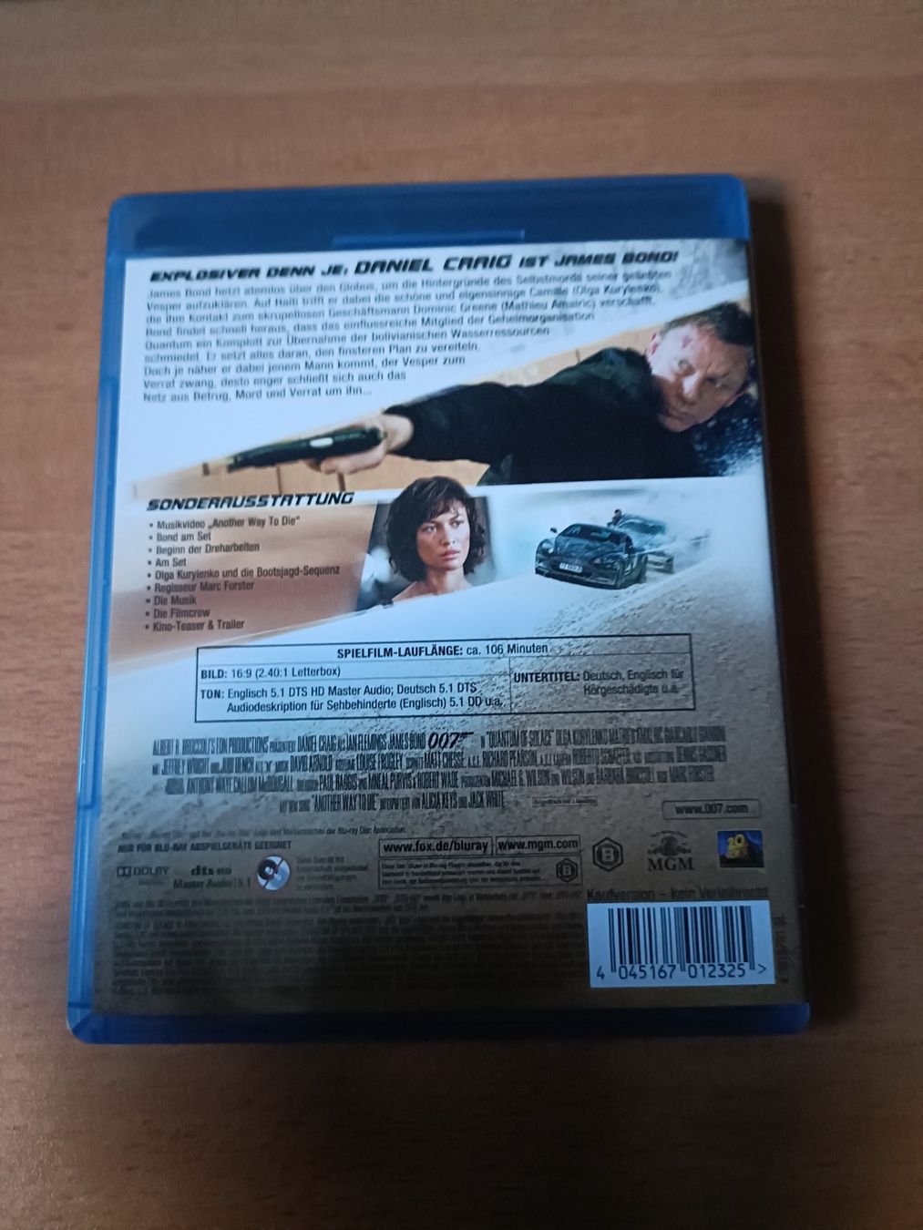 Tous les DVDs: James Bond 007: Ein Quantum Trost – D'occasion à Köniz par Movieportal007 1