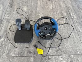 Thrustmaster T150 Lenkrad mit Pedalen – voll funktionsfähig