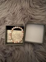 Edles Opal Rosa Armband, handgemacht, mit Karte, neuwertig