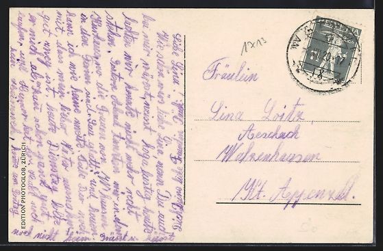 Cartoline postali: AK Wattwil, Krankenhaus, 1920 – Usato da Berlin venduto da bartko-reher 1