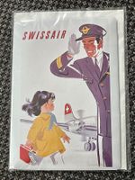 Swissair Blechpostkarte, originalverpackt